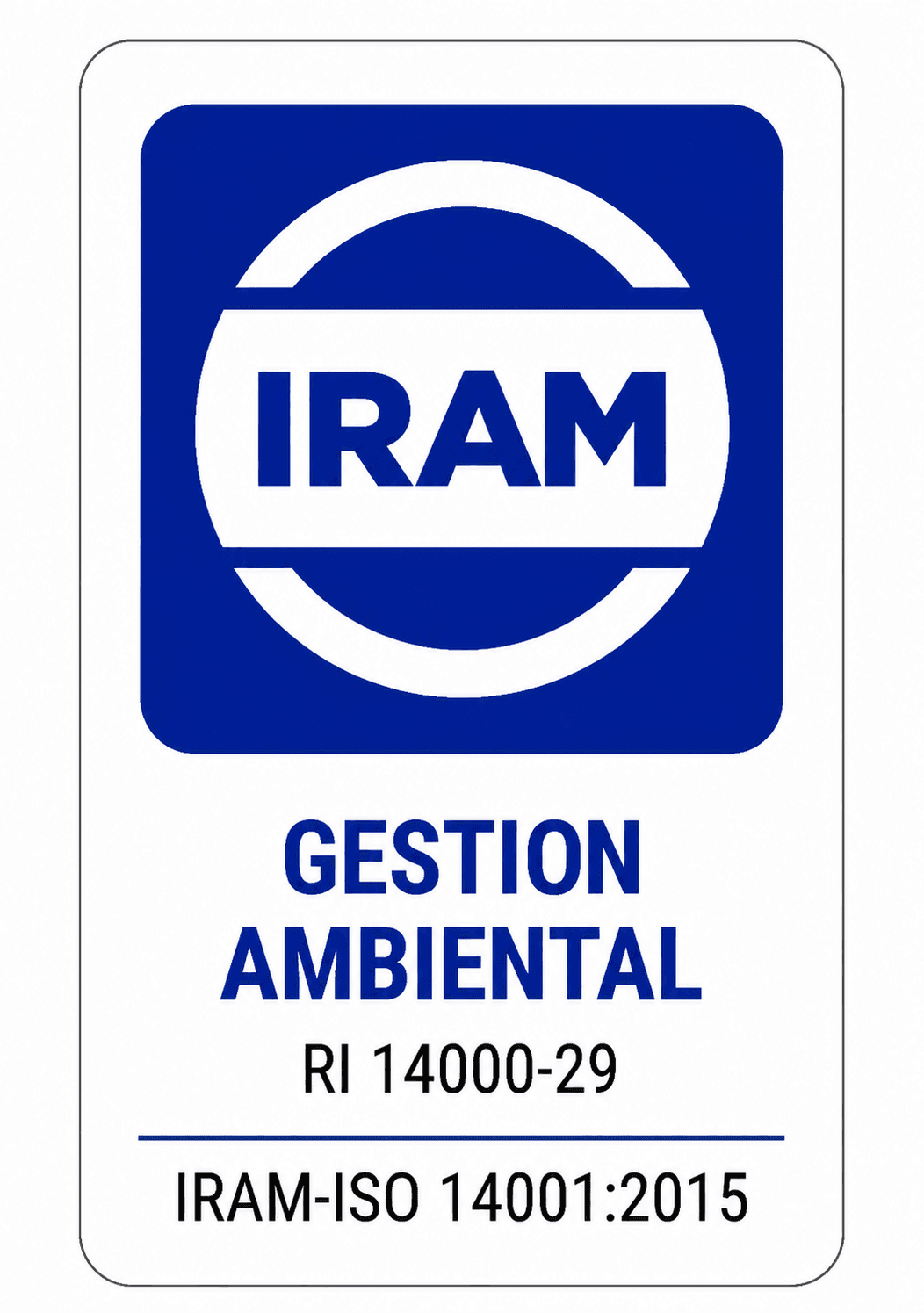 IRAM ISO 14001 - Gestión ambiental